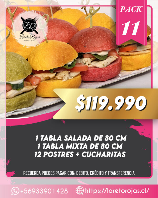 Pack Promocional n°11 (hasta 8 personas)