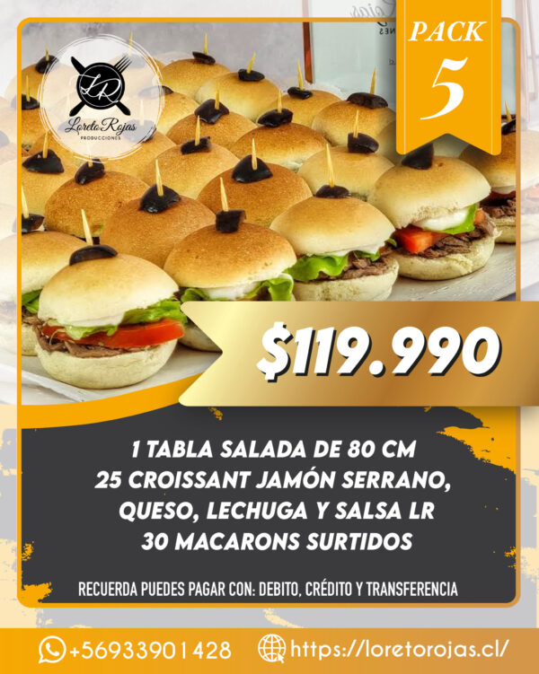 Pack Promocional n°5 (hasta 8 personas)