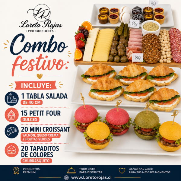 CÓCTEL COMBO FESTIVO (LISTO PARA SERVIR)