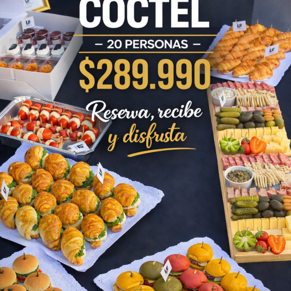 Pack de Cóctel 20 Personas